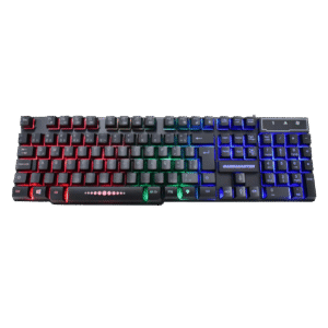 Teclado Kmex Gamer Km5228 Rgb Rainbow Anti Ghost