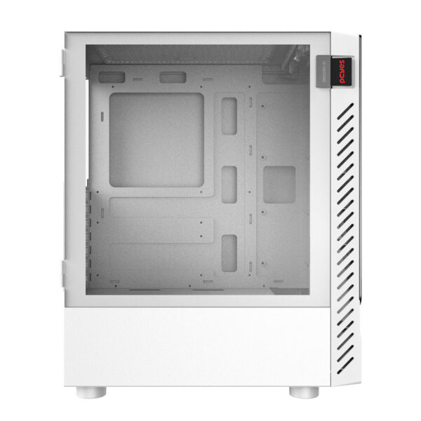 Gabinete Gamer Bolter White Ghost - Lateral Em Vidro - Pcyes - Gbwgpbr