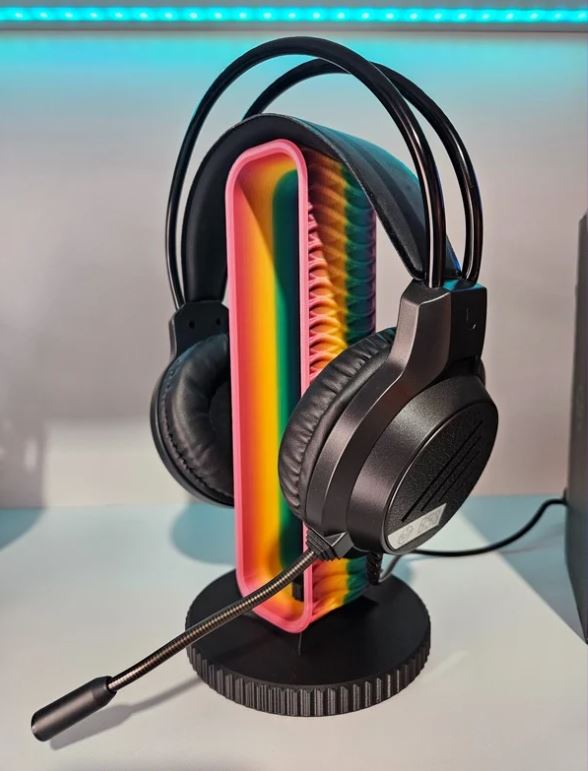 Suporte Headset Gamer Unc Lumo - Rainbow - Imagem 3