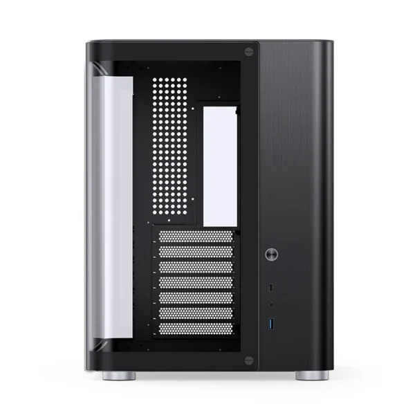Gabinete Premium Jonsbo Tk-2 Black Atx Panorâmico Vidro Temperado Usb-C Preto