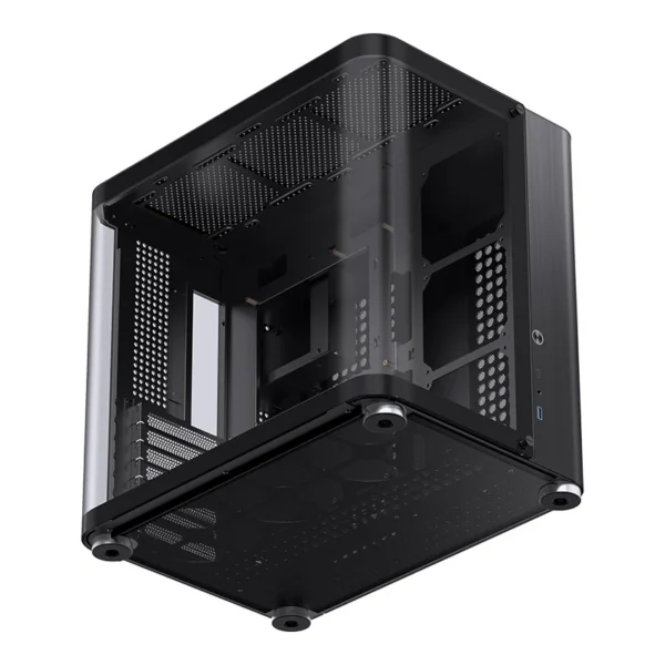 Gabinete Premium Jonsbo Tk-2 Black Atx Panorâmico Vidro Temperado Usb-C Preto