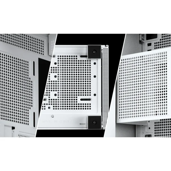 Gabinete Premium Jonsbo D31 Mesh White M-Atx Branco Vidro Temperado Usb-C