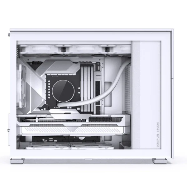 Gabinete Premium Jonsbo D31 Mesh White M-Atx Branco Vidro Temperado Usb-C