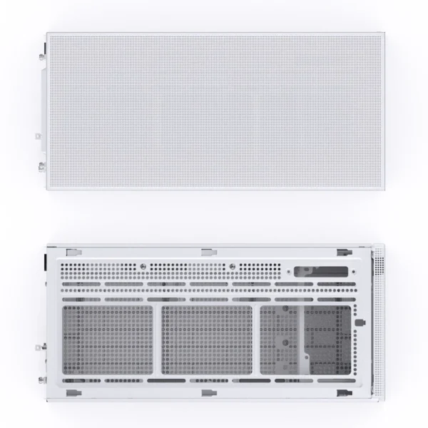 Gabinete Premium Jonsbo D31 Mesh White M-Atx Branco Vidro Temperado Usb-C