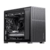 Gabinete Premium Jonsbo D31 Mesh Black M-Atx Preto Vidro Temperado Usb-C