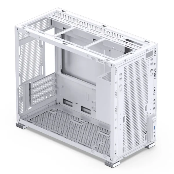 Gabinete Premium Jonsbo D31 Mesh White M-Atx Branco Vidro Temperado Usb-C