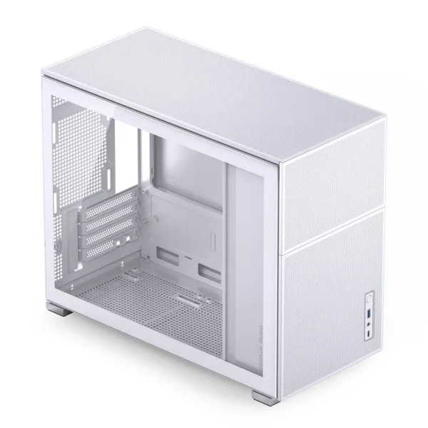 Gabinete Premium Jonsbo D31 Mesh White M-Atx Branco Vidro Temperado Usb-C
