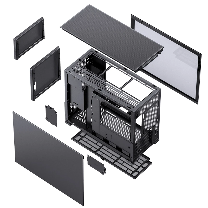 Gabinete Premium Jonsbo Modelo D31 Mesh Black - Imagem 17