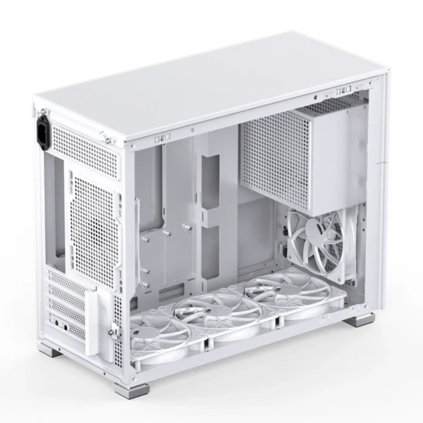 Gabinete Premium Jonsbo D31 Mesh White M-Atx Branco Vidro Temperado Usb-C