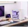 Gabinete Premium Jonsbo D31 Mesh White M-Atx Branco Vidro Temperado Usb-C
