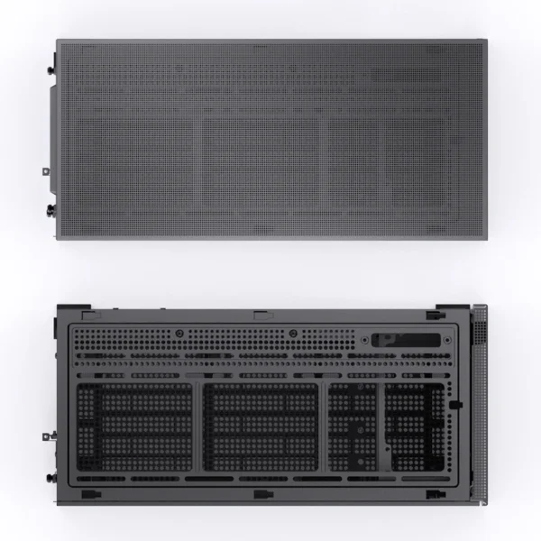 Gabinete Premium Jonsbo D31 Mesh Black M-Atx Preto Vidro Temperado Usb-C
