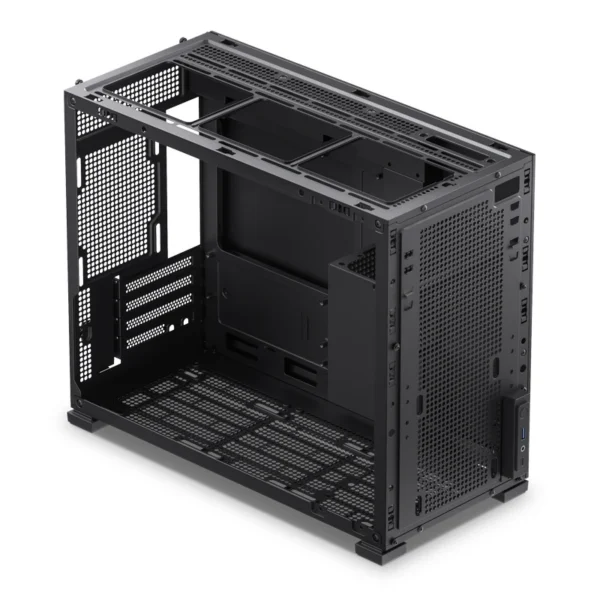 Gabinete Premium Jonsbo D31 Mesh Black M-Atx Preto Vidro Temperado Usb-C