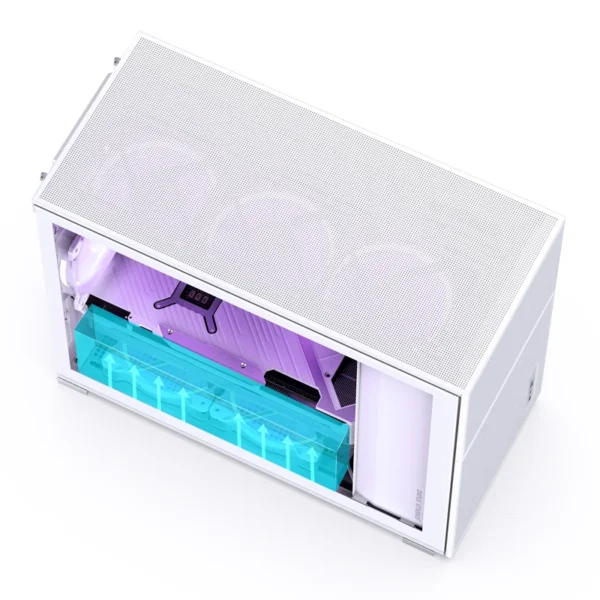 Gabinete Premium Jonsbo D31 Mesh White M-Atx Branco Vidro Temperado Usb-C