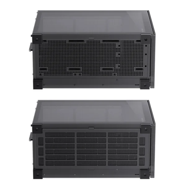Gabinete Premium Jonsbo D31 Mesh Black M-Atx Preto Vidro Temperado Usb-C