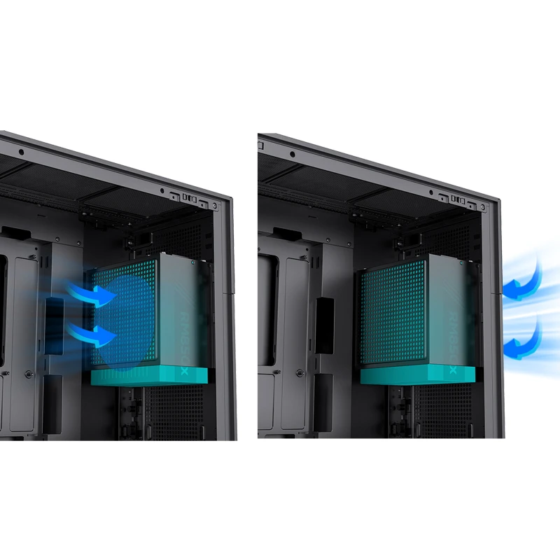 Gabinete Premium Jonsbo Modelo D31 Mesh Black - Imagem 20