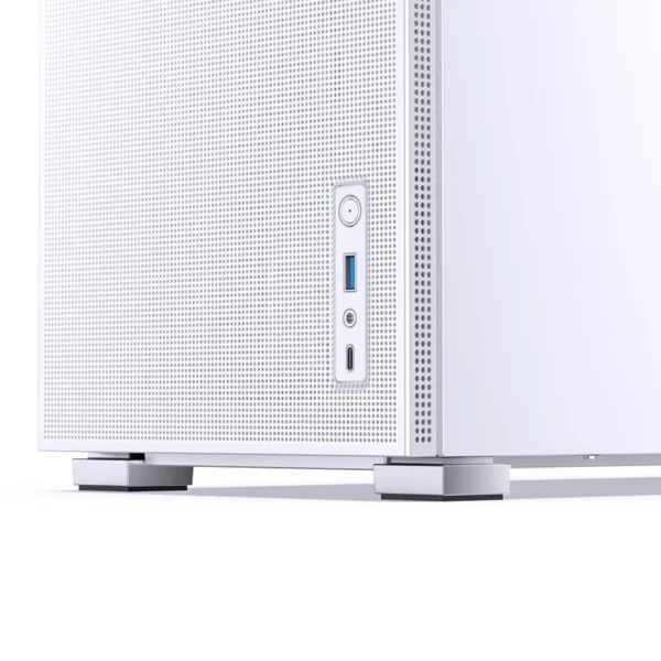 Gabinete Premium Jonsbo D31 Mesh White M-Atx Branco Vidro Temperado Usb-C