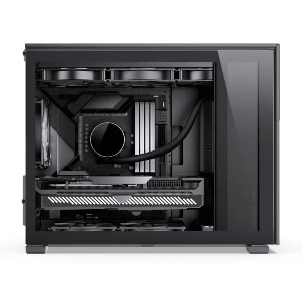 Gabinete Premium Jonsbo D31 Mesh Black M-Atx Preto Vidro Temperado Usb-C