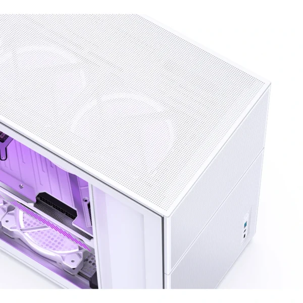 Gabinete Premium Jonsbo D31 Mesh White M-Atx Branco Vidro Temperado Usb-C