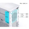Gabinete Premium Jonsbo D31 Mesh White M-Atx Branco Vidro Temperado Usb-C