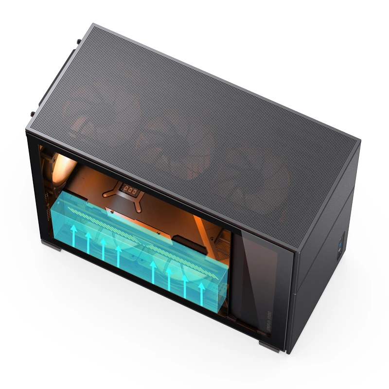 Gabinete Premium Jonsbo Modelo D31 Mesh Black - Imagem 22