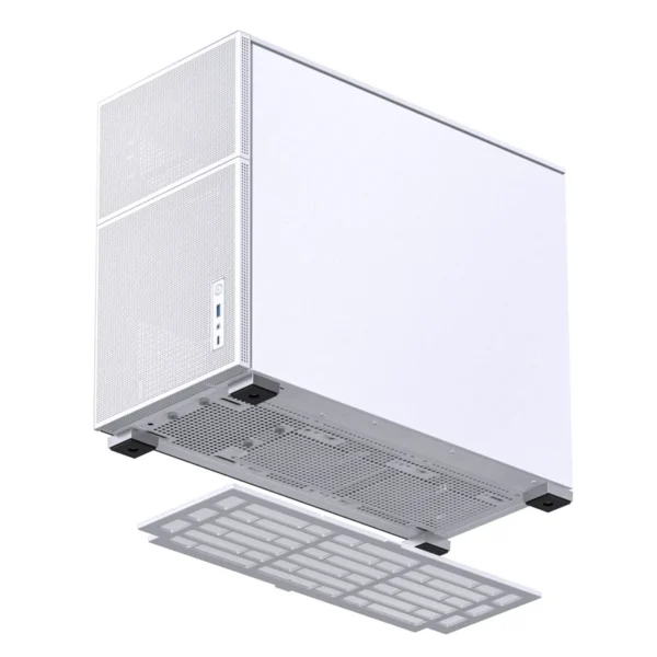 Gabinete Premium Jonsbo D31 Mesh White M-Atx Branco Vidro Temperado Usb-C