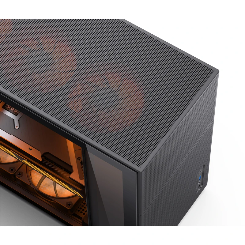 Gabinete Premium Jonsbo Modelo D31 Mesh Black - Imagem 5