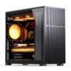 Gabinete Premium Jonsbo D41 Mesh Black Atx Preto Vidro Temperado Usb-C