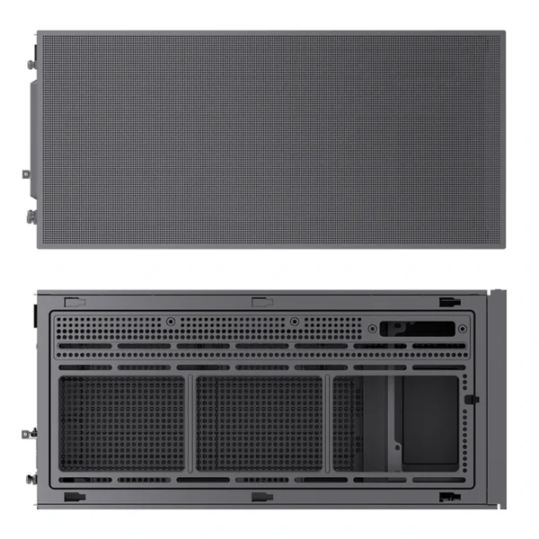 Gabinete Premium Jonsbo D41 Mesh Black Atx Preto Vidro Temperado Usb-C