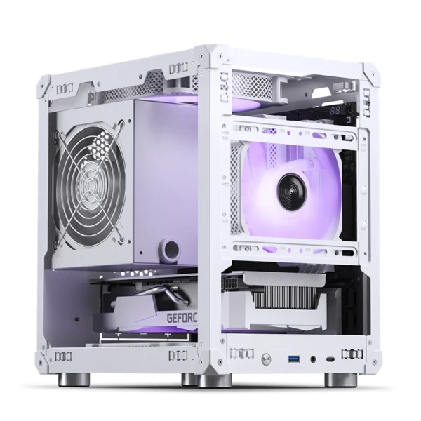 Gabinete Compacto Jonsbo C6 White M-Atx Branco Usb-C