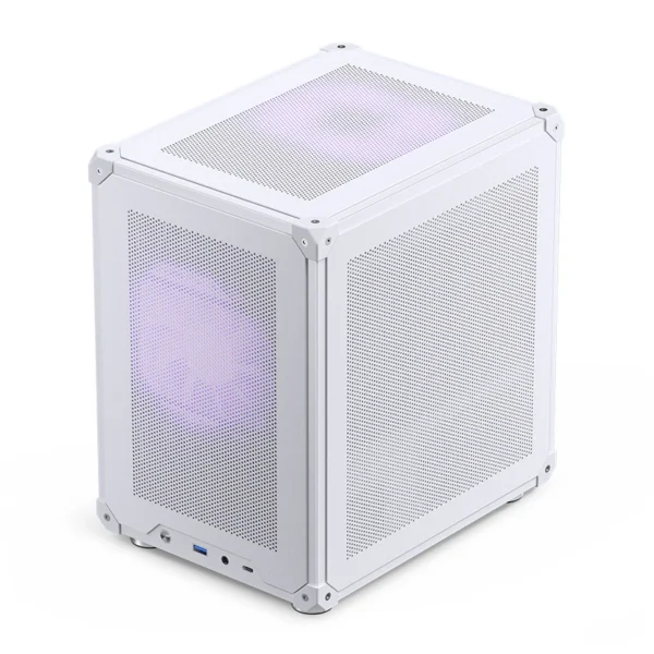 Gabinete Compacto Jonsbo C6 White M-Atx Branco Usb-C