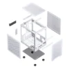 Gabinete Compacto Jonsbo C6 White M-Atx Branco Usb-C
