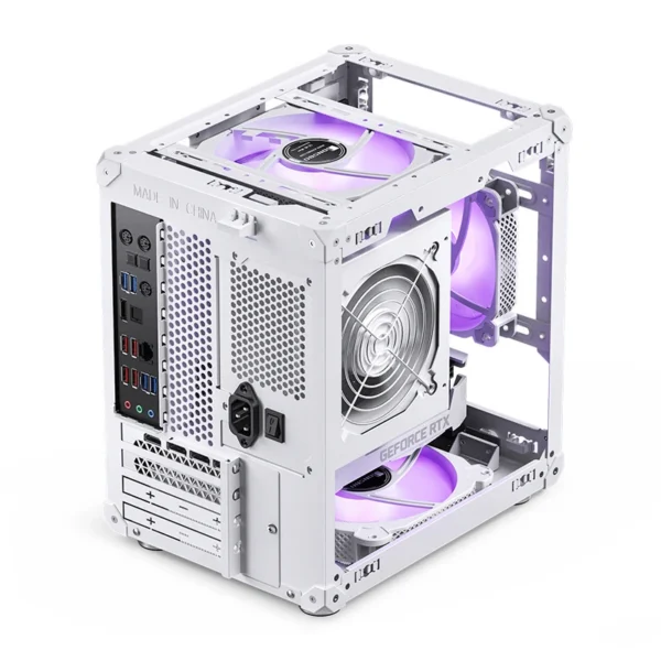 Gabinete Compacto Jonsbo C6 White M-Atx Branco Usb-C