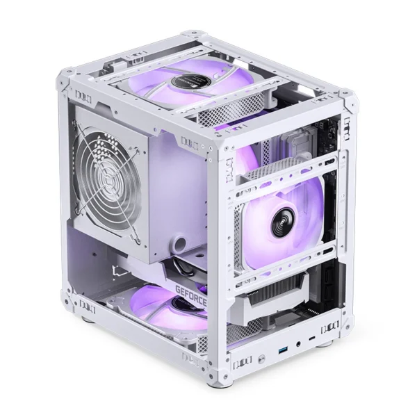 Gabinete Compacto Jonsbo C6 White M-Atx Branco Usb-C