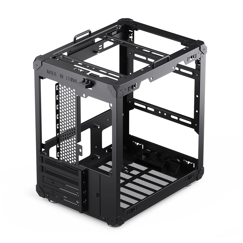 Gabinete Modelo C6 Handle Black Para Computador Com Alca Preta - Imagem 4