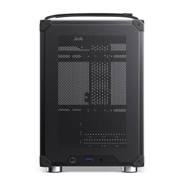 Gabinete Compacto Jonsbo C6 Handle Black M-Atx Preto Com Alça Usb-C