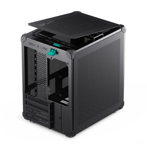 Gabinete Compacto Jonsbo C6 Handle Black M-Atx Preto Com Alça Usb-C