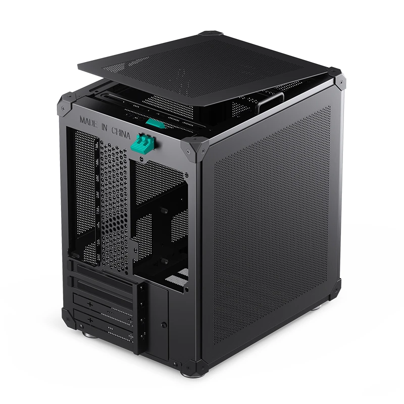 Gabinete Modelo C6 Handle Black Para Computador Com Alca Preta - Imagem 16