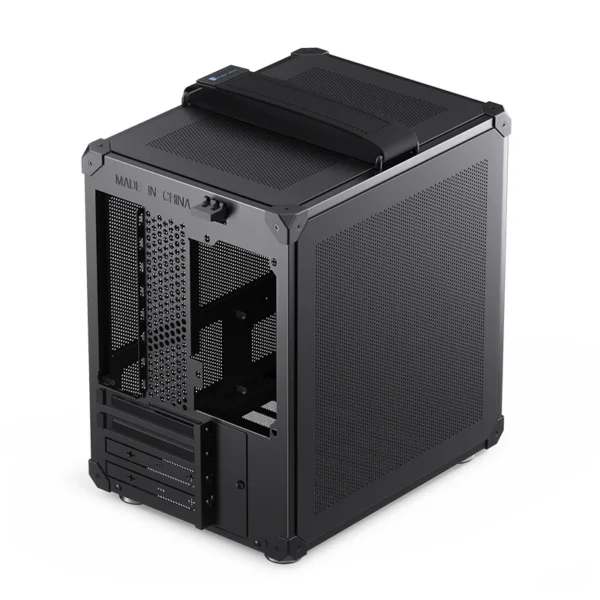 Gabinete Compacto Jonsbo C6 Handle Black M-Atx Preto Com Alça Usb-C