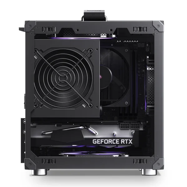 Gabinete Compacto Jonsbo C6 Handle Black M-Atx Preto Com Alça Usb-C