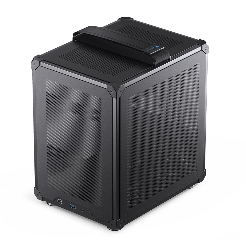 Gabinete Modelo C6 Handle Black Para Computador Com Alca Preta - Imagem 6