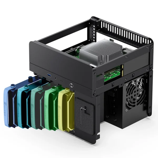 Gabinete Premium Para Storage/Nas Dados Jonsbo N2 Preto