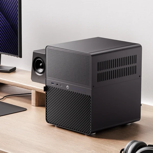 Gabinete Premium Para Storage/Nas Jonsbo N3 Black Mini-Itx 8 Baias Preto