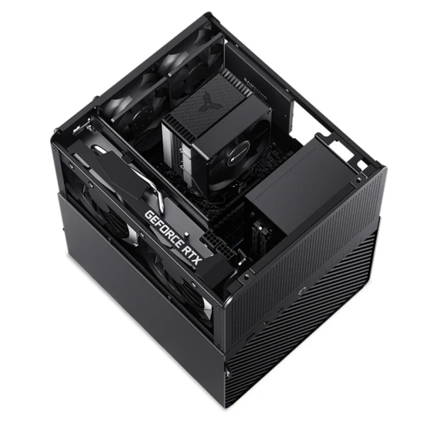 Gabinete Premium Para Storage/Nas Jonsbo N3 Black Mini-Itx 8 Baias Preto