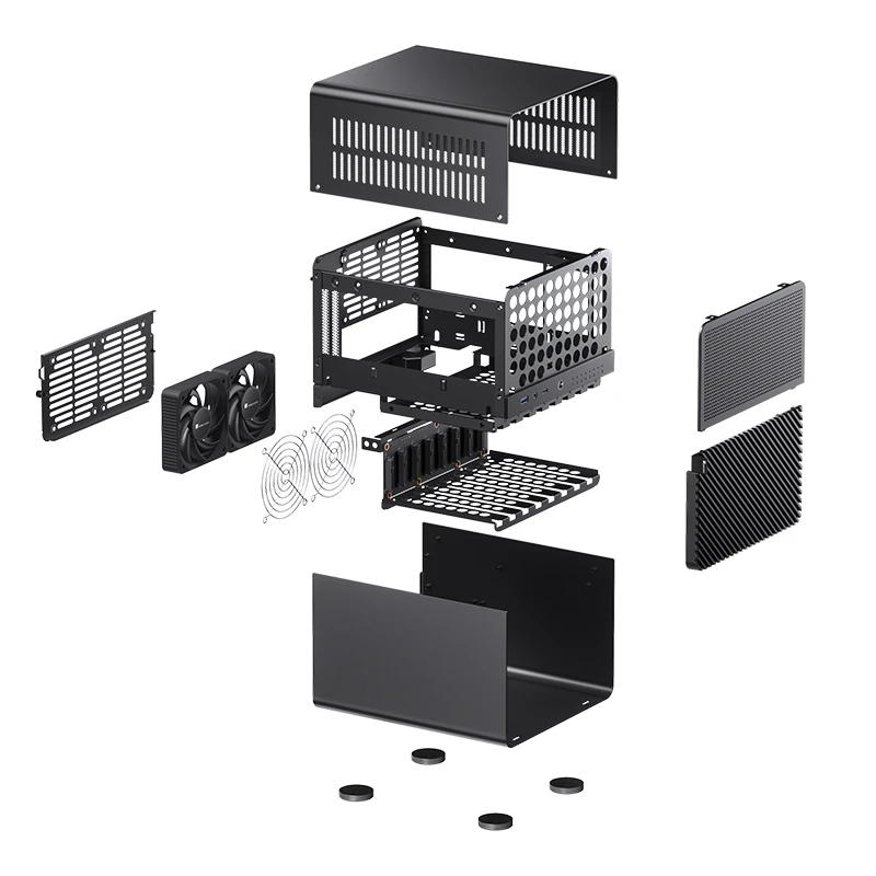 Gabinete Premium Para Storage/Nas Jonsbo N3 Black - Imagem 11