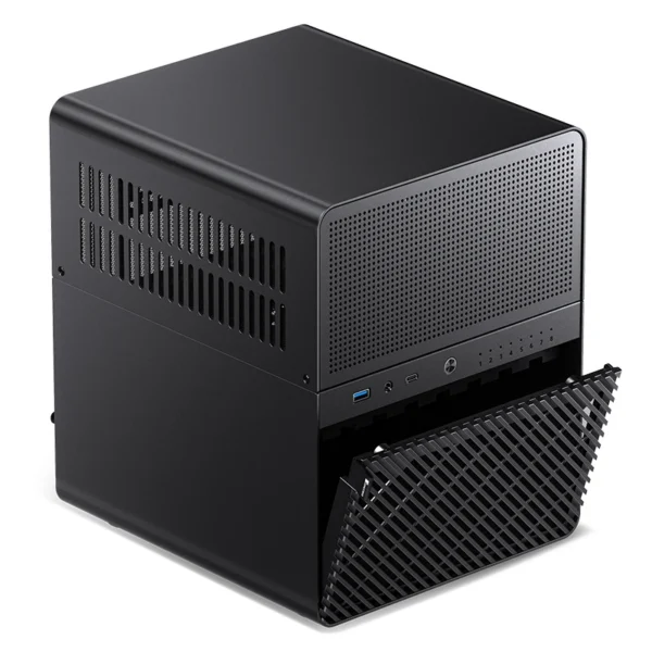 Gabinete Premium Para Storage/Nas Jonsbo N3 Black Mini-Itx 8 Baias Preto