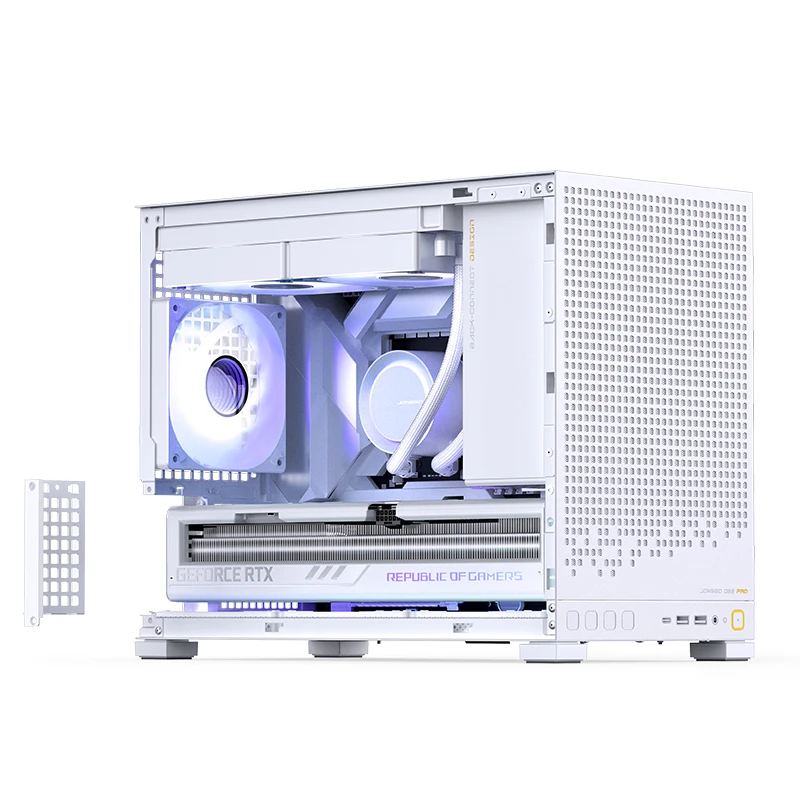 Gabinete Premium Jonsbo Modelo D32 Pro White - Branco - Imagem 8