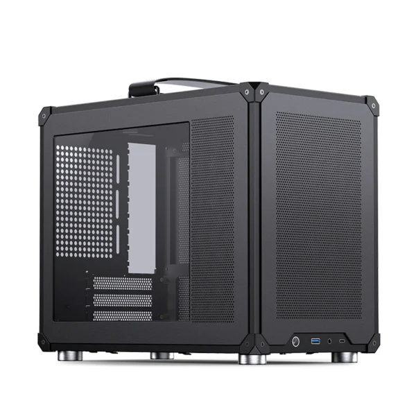 Gabinete Compacto Jonsbo C6 Black Max-Atx Preto Usb-C