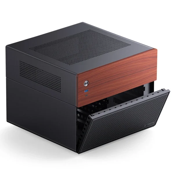 Gabinete Nas/Storage Jonsbo N4 Preto M-Atx 8 Baias Usb-C