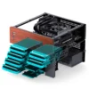 Gabinete Nas/Storage Jonsbo N4 Preto M-Atx 8 Baias Usb-C