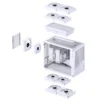 Gabinete Premium Jonsbo Z20 White M-Atx Branco Com Alça Usb-C